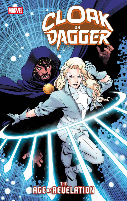 Comic book cover featuring two characters with the title 'Cloak or Dagger' from Marvel.