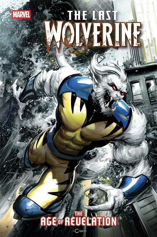 Comic book cover featuring a superhero in a dynamic pose with 'Marvel' logo and title text.