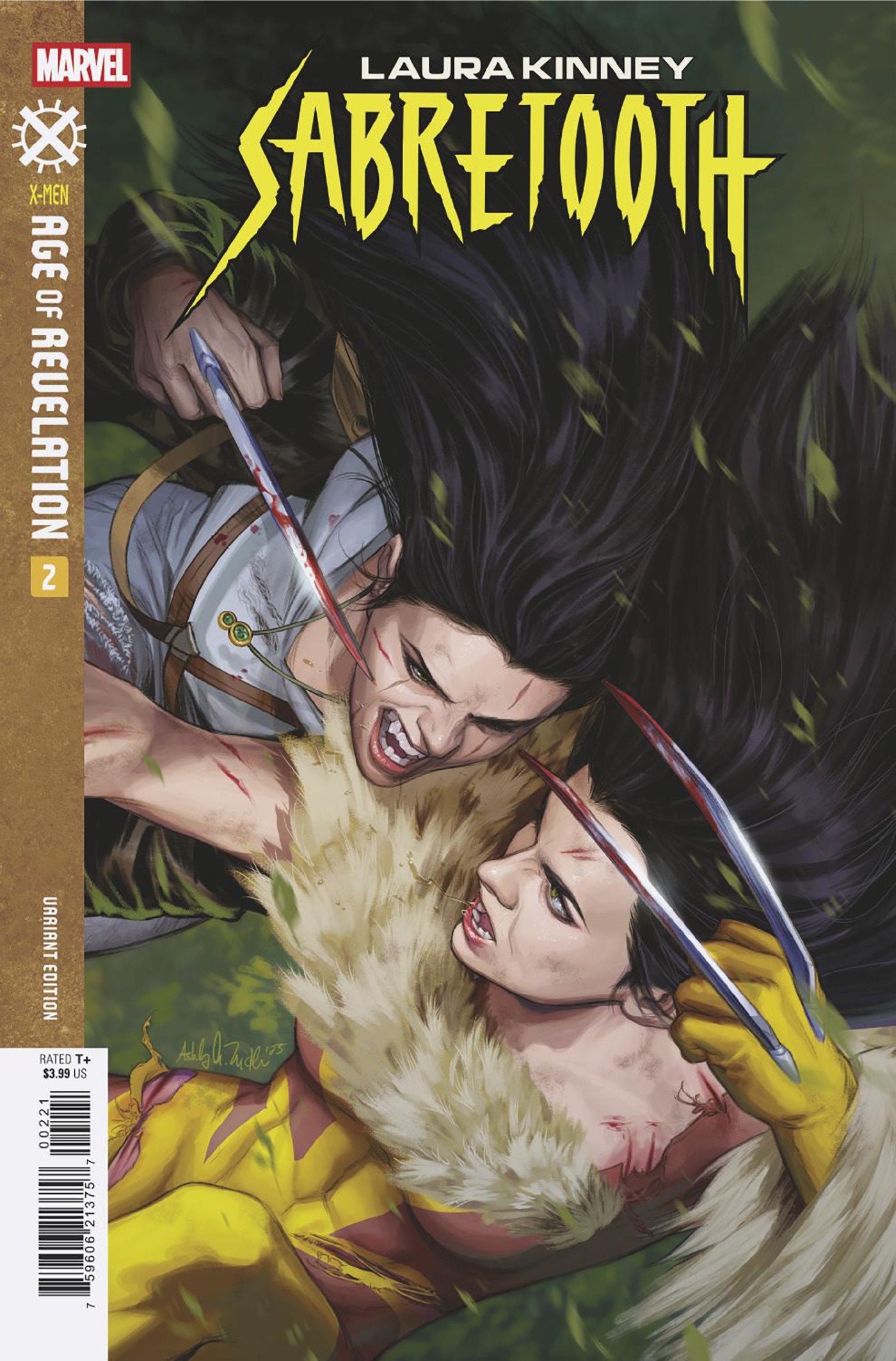 Laura Kinney: Sabretooth (2025) #2B - artist: Valentina Pinti, cover-artist: Ashley Witter, New, Old, writer: Erica Schultz