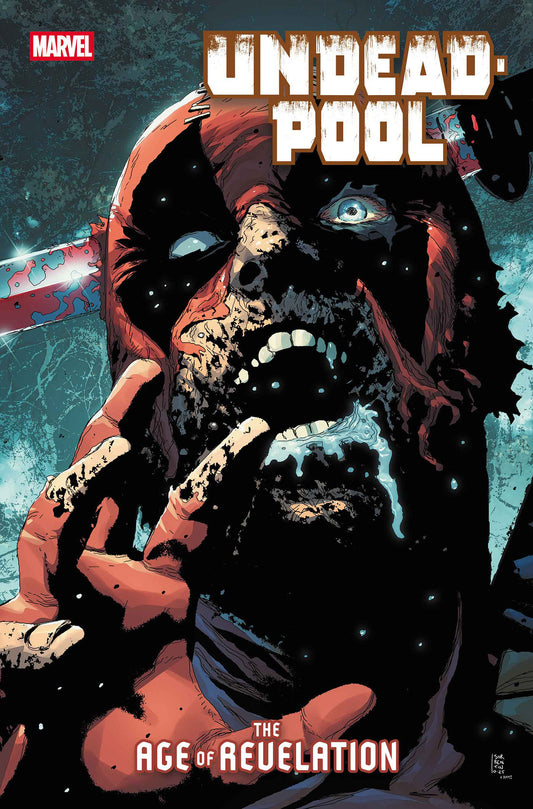 Comic book cover of 'Undead Pool' with a zombie-like character and Marvel logo.