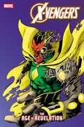 Comic book cover featuring a superhero in a yellow and green costume with 'X-Vengers' title.
