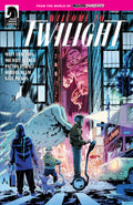 Comic book cover for 'From The World Of Minor Threats: Welcome To Twilight #1' featuring illustrated characters and a cityscape background.