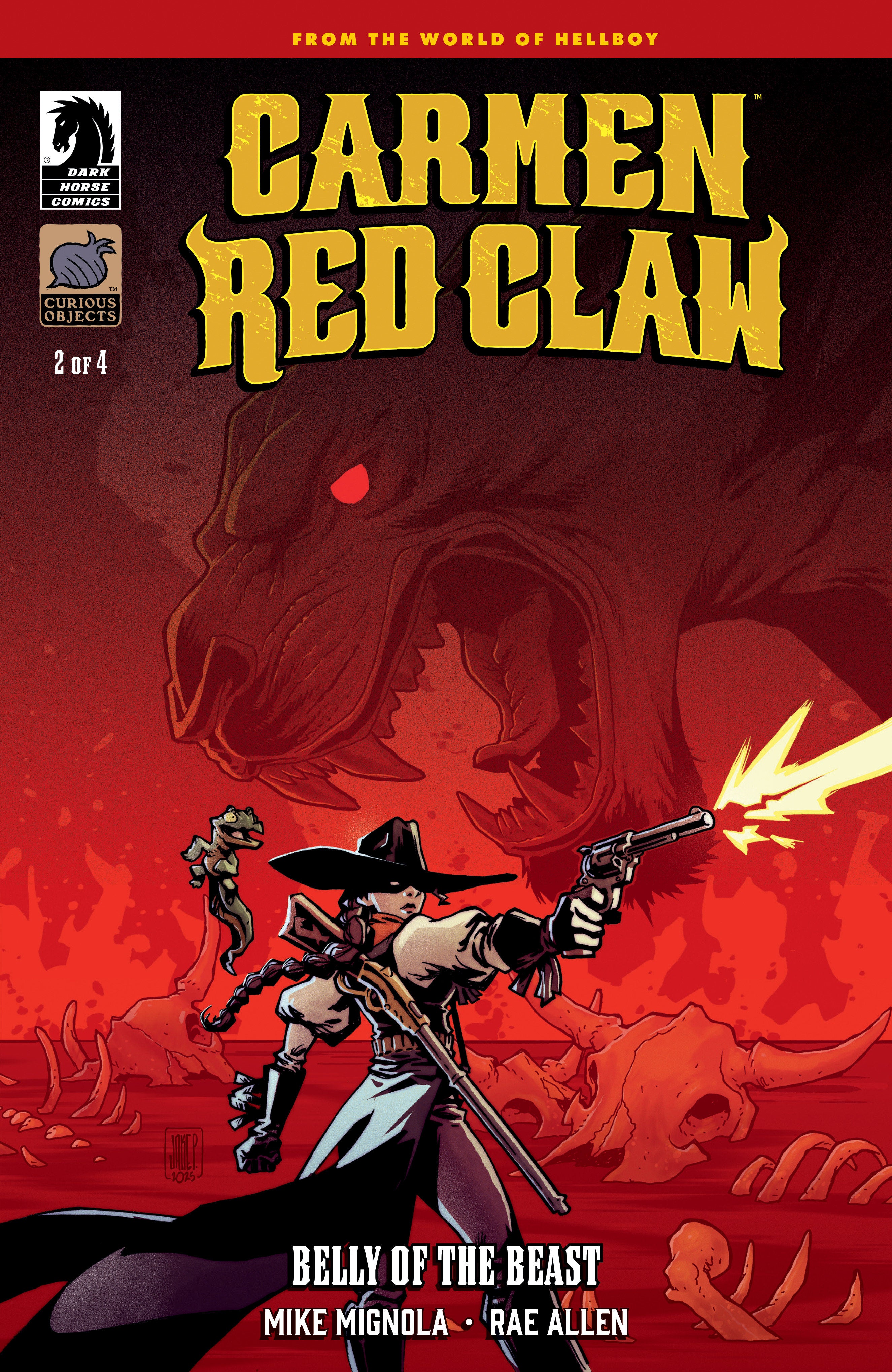 Carmen Red Claw: Belly Of The Beast #2 (Cover B) (Jake Parker)