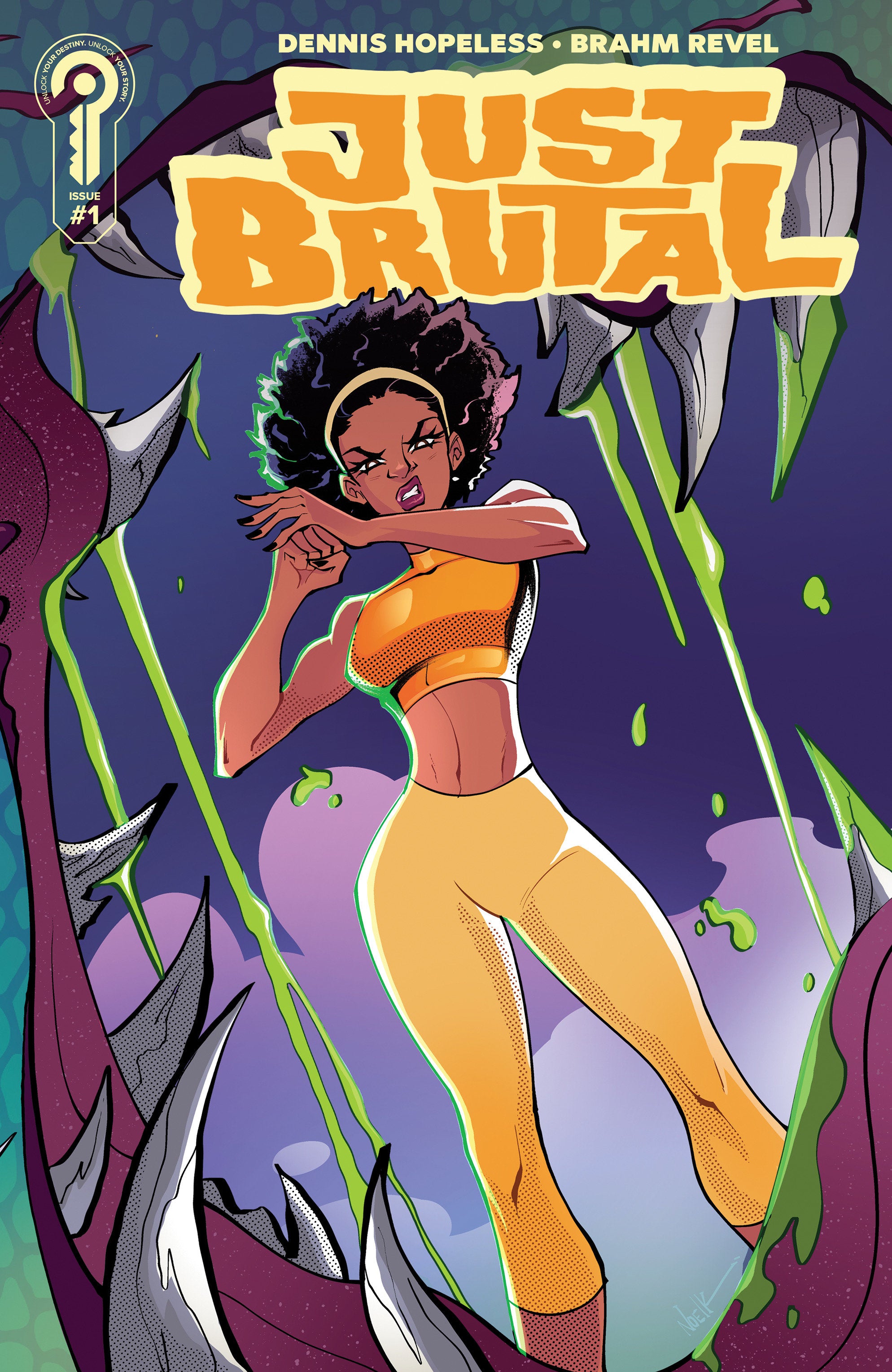 Just Brutal #1 Cover C Noel Kelly 1 in 10