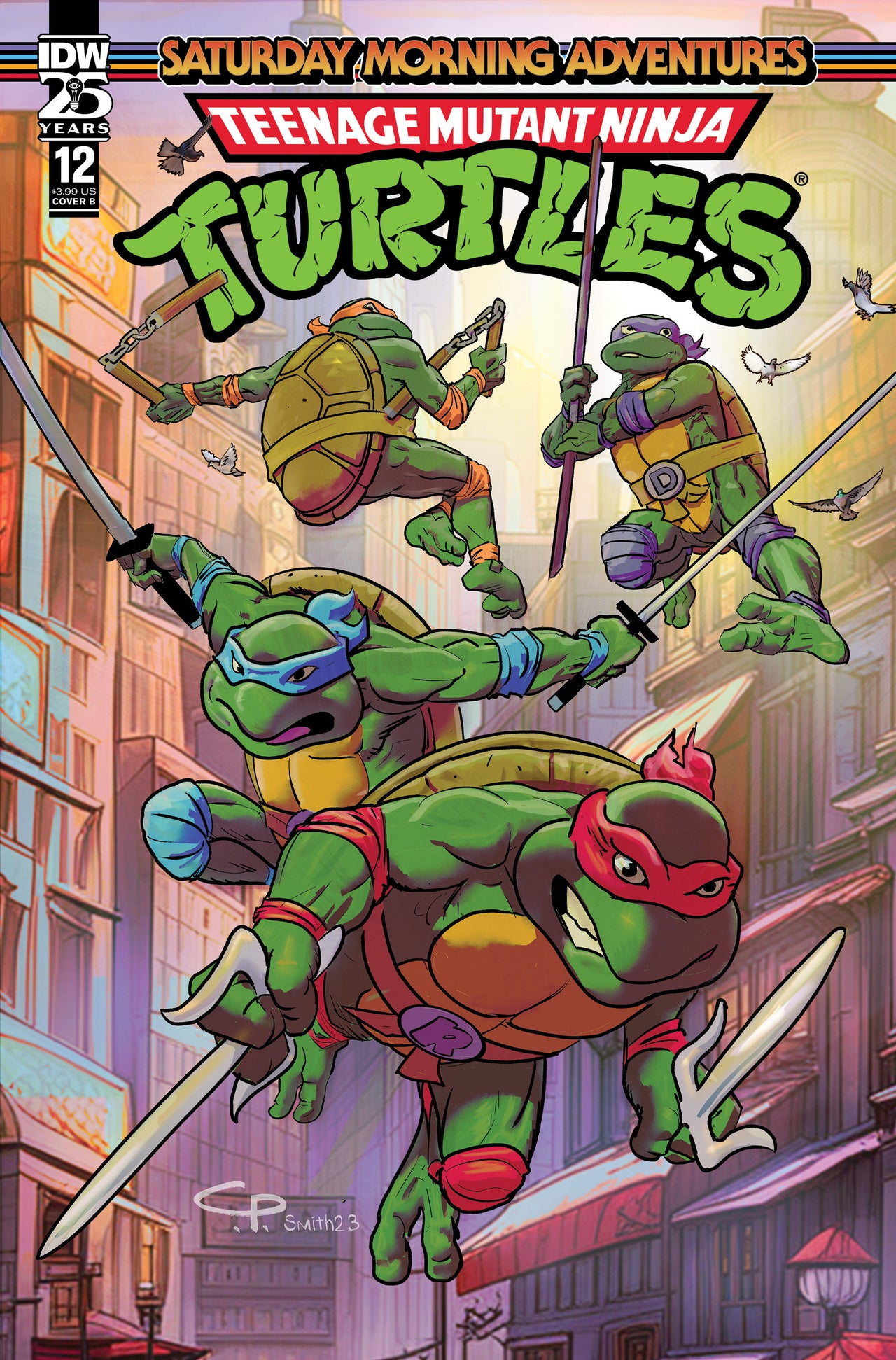 Teenage Mutant Ninja Turtles: Saturday Morning Adventures (2023) #12B