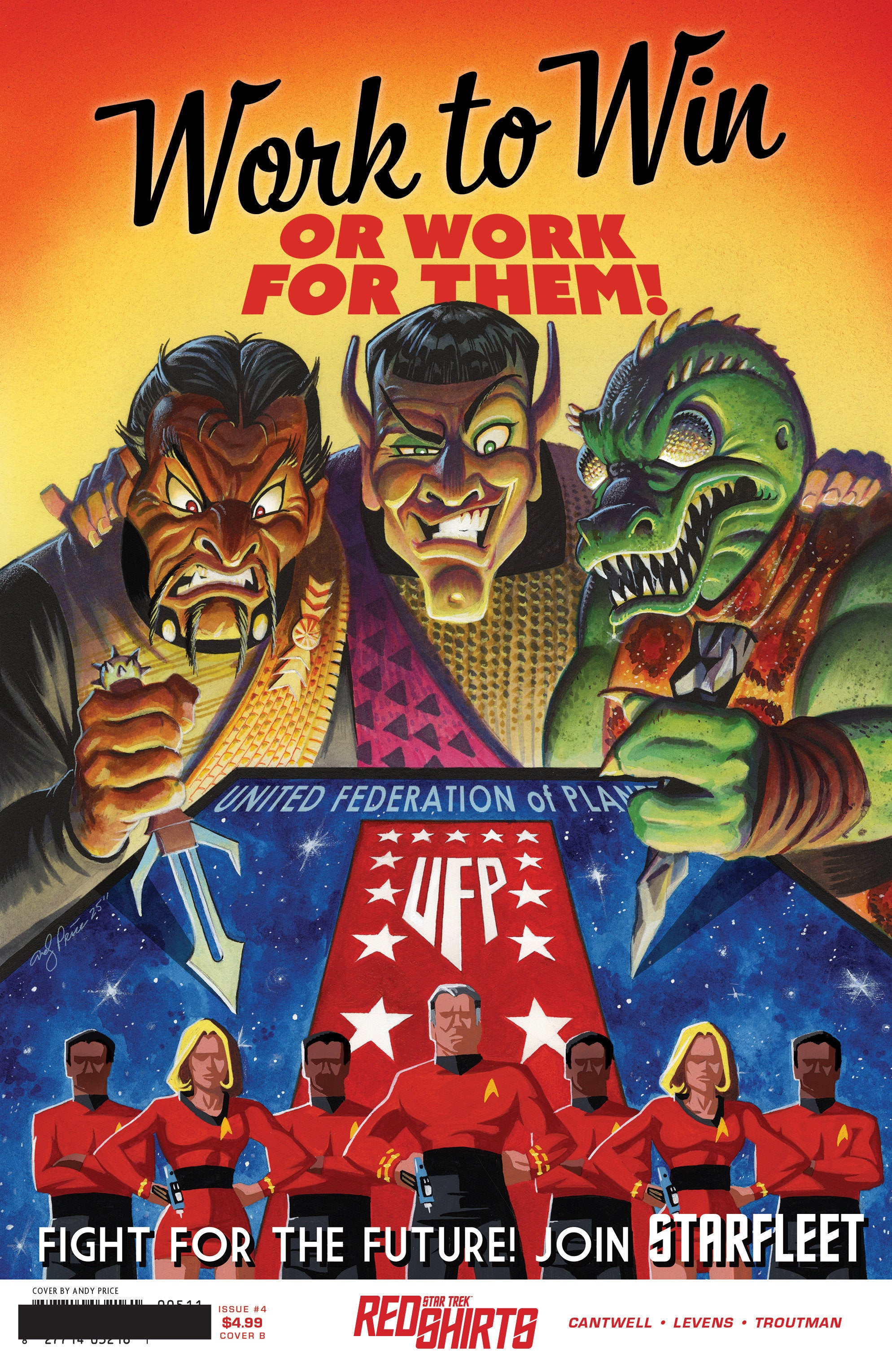 Star Trek: Red Shirts (2025) #4B - artist: Megan Levens, cover-artist: Andy Price, New, Old, Star Trek, writer: Christopher Cantwell