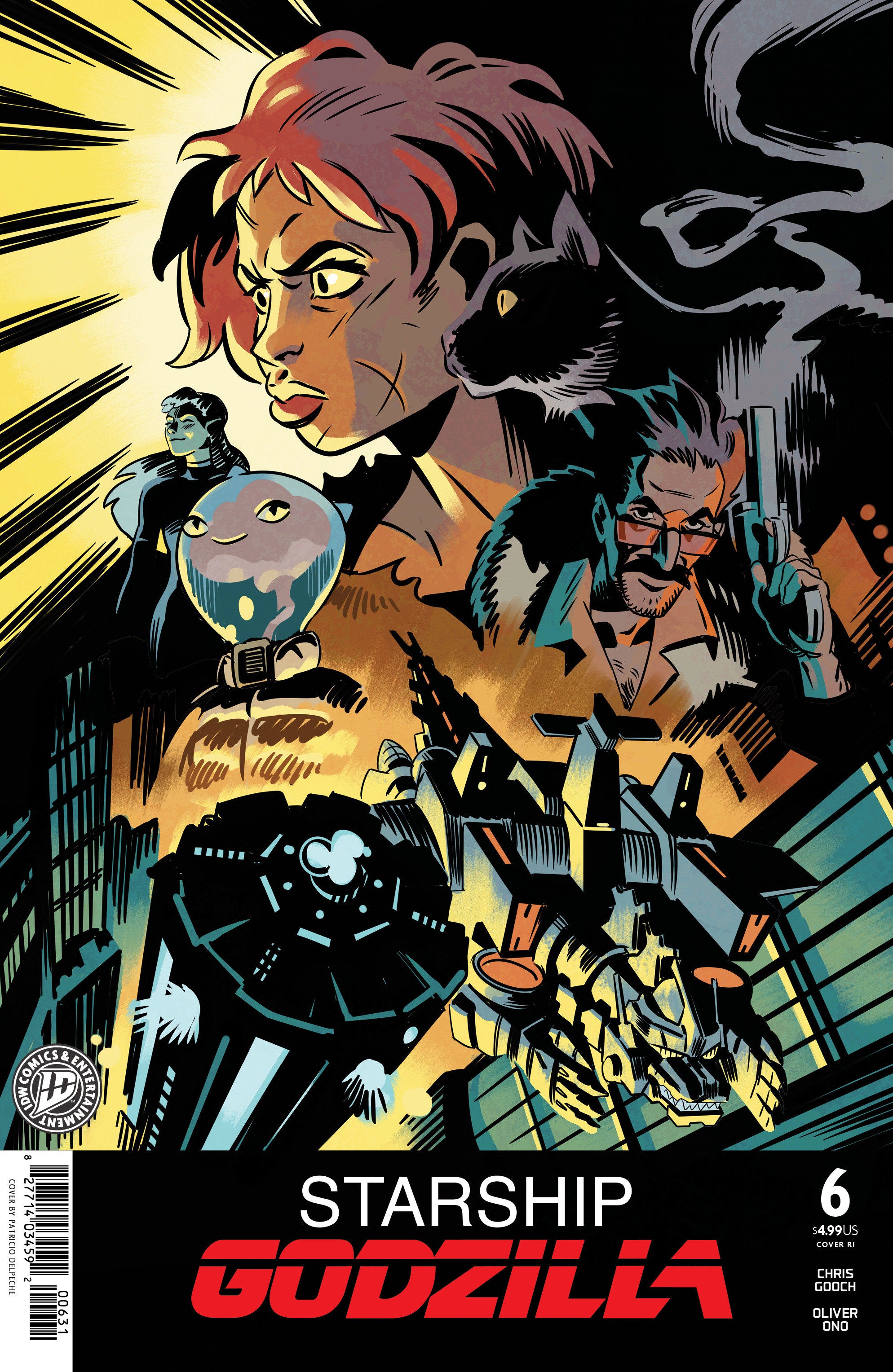 Starship Godzilla [Kai Sei Era] #6 Variant Ri (15) (Delpeche Movie Homage Cover)