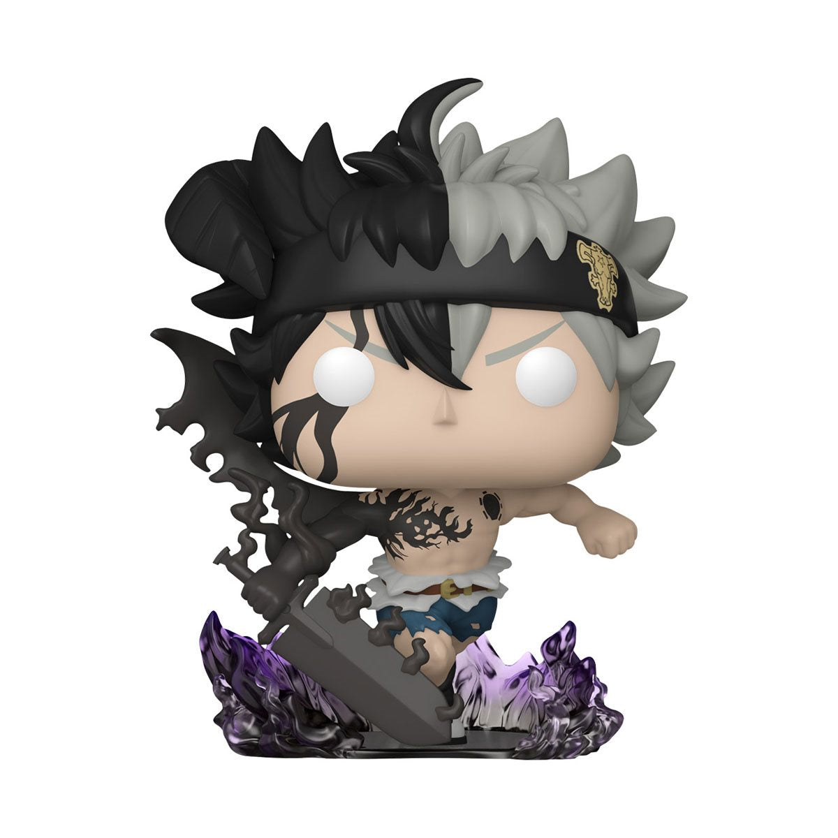 Black Clover Black Asta Glow-in-the-Dark Funko Pop! Vinyl Figure #1556 - Entertainment Earth Exclusive