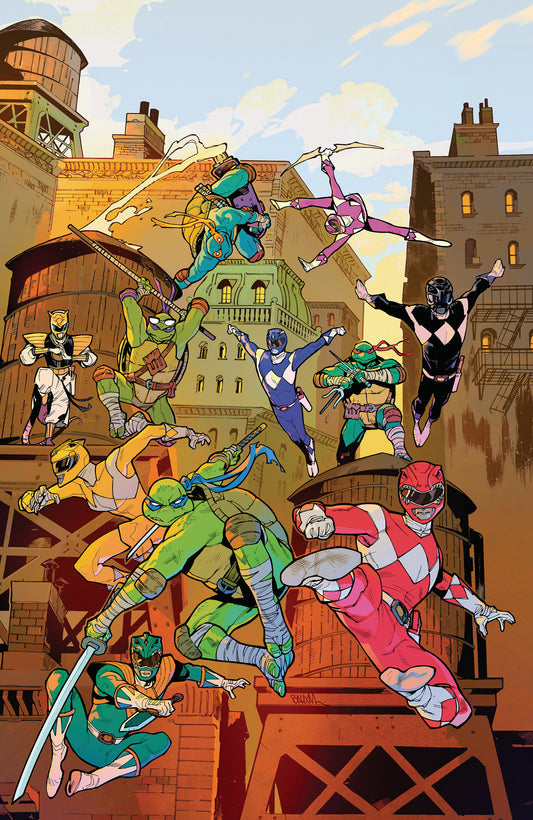Mighty Morphin Power Rangers/Teenage Mutant Ninja Turtles III #5 H 1 in 100 Variant Edition (Full Art, Foil, Balam)