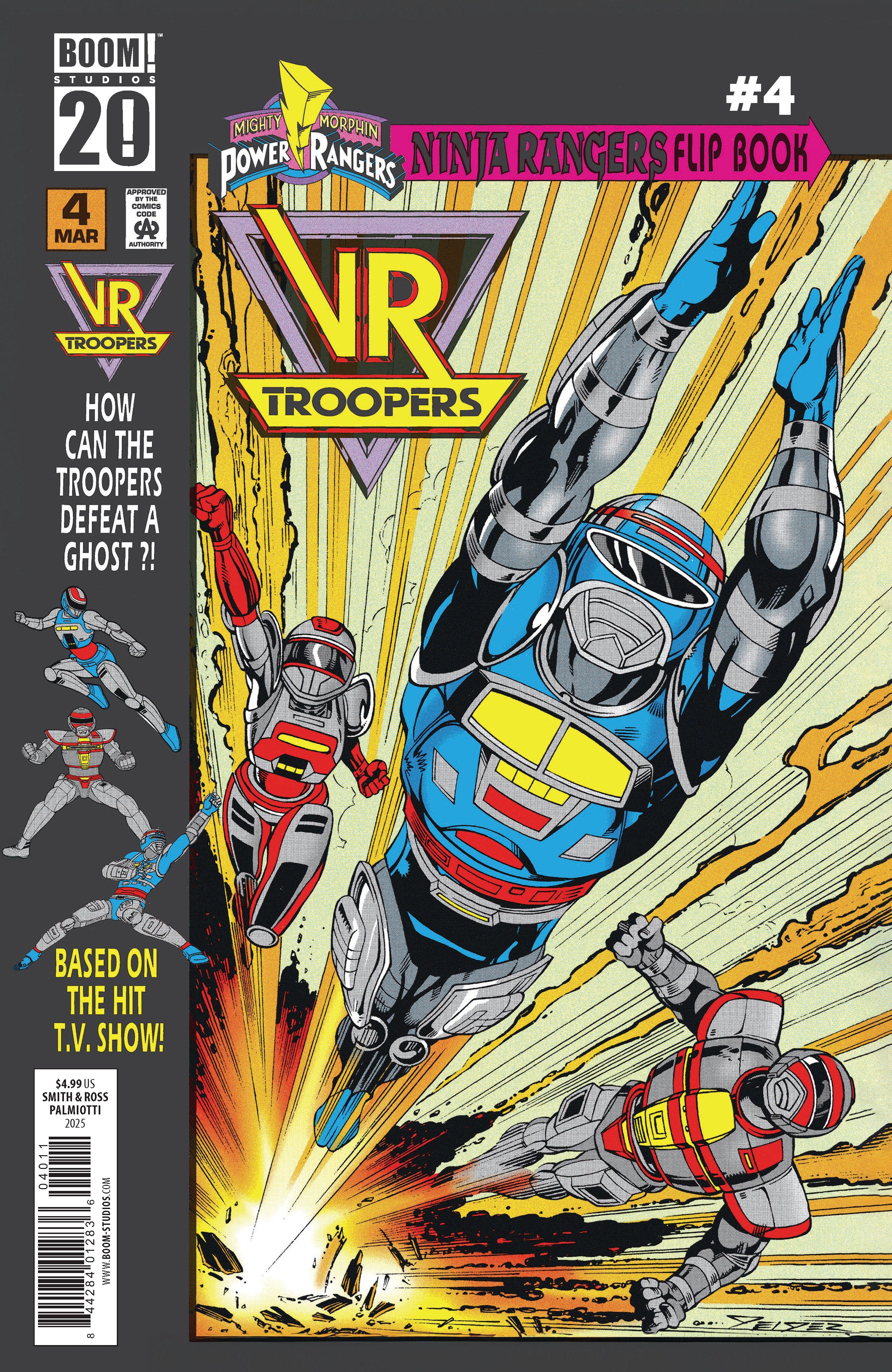 Saban's Mighty Morphin Power Rangers: Ninja Rangers / VR Troopers  (1995) #4 Facsimile Edition
