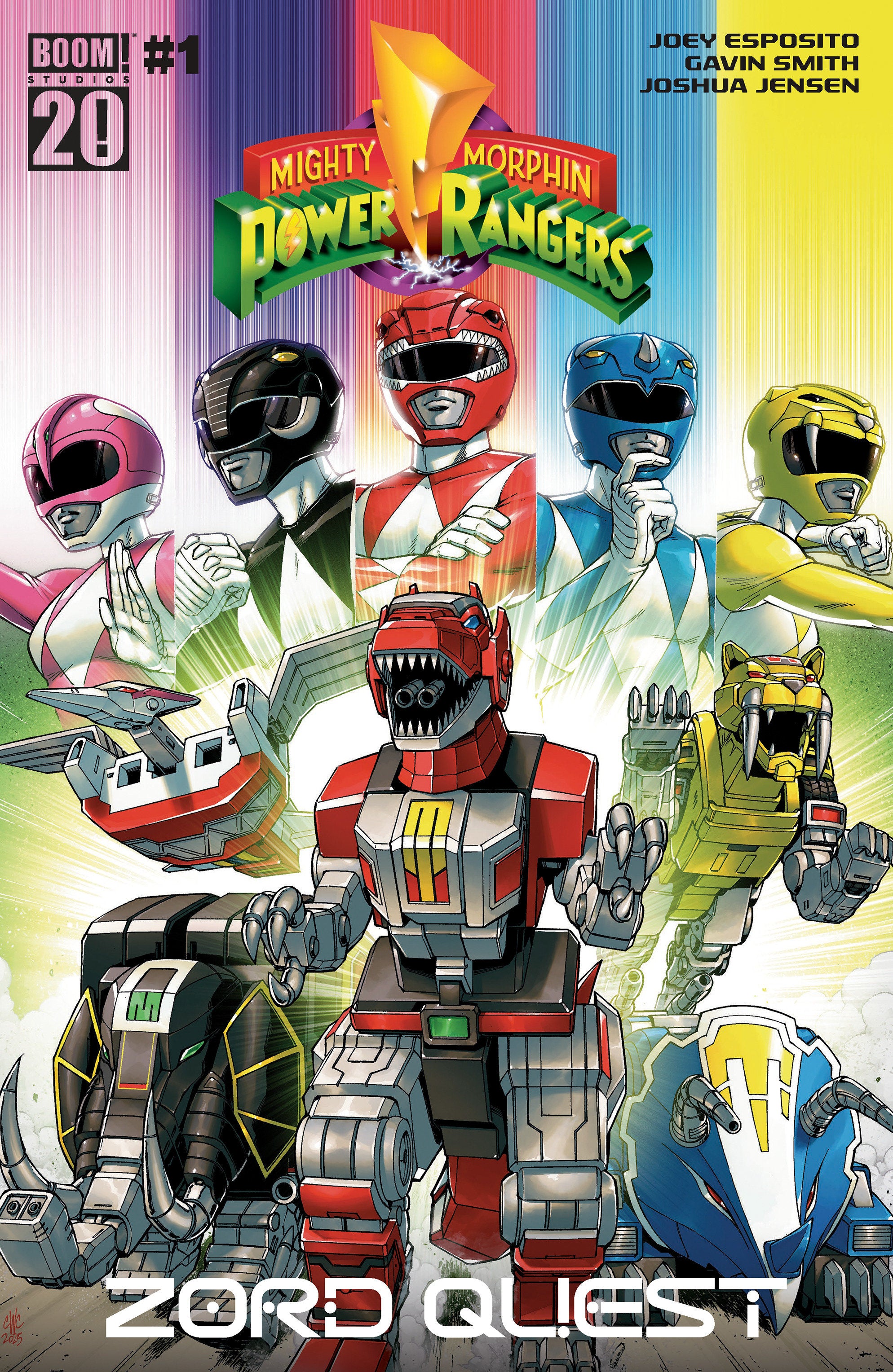 Mighty Morphin Power Rangers: Zord Quest (2025) #1B
