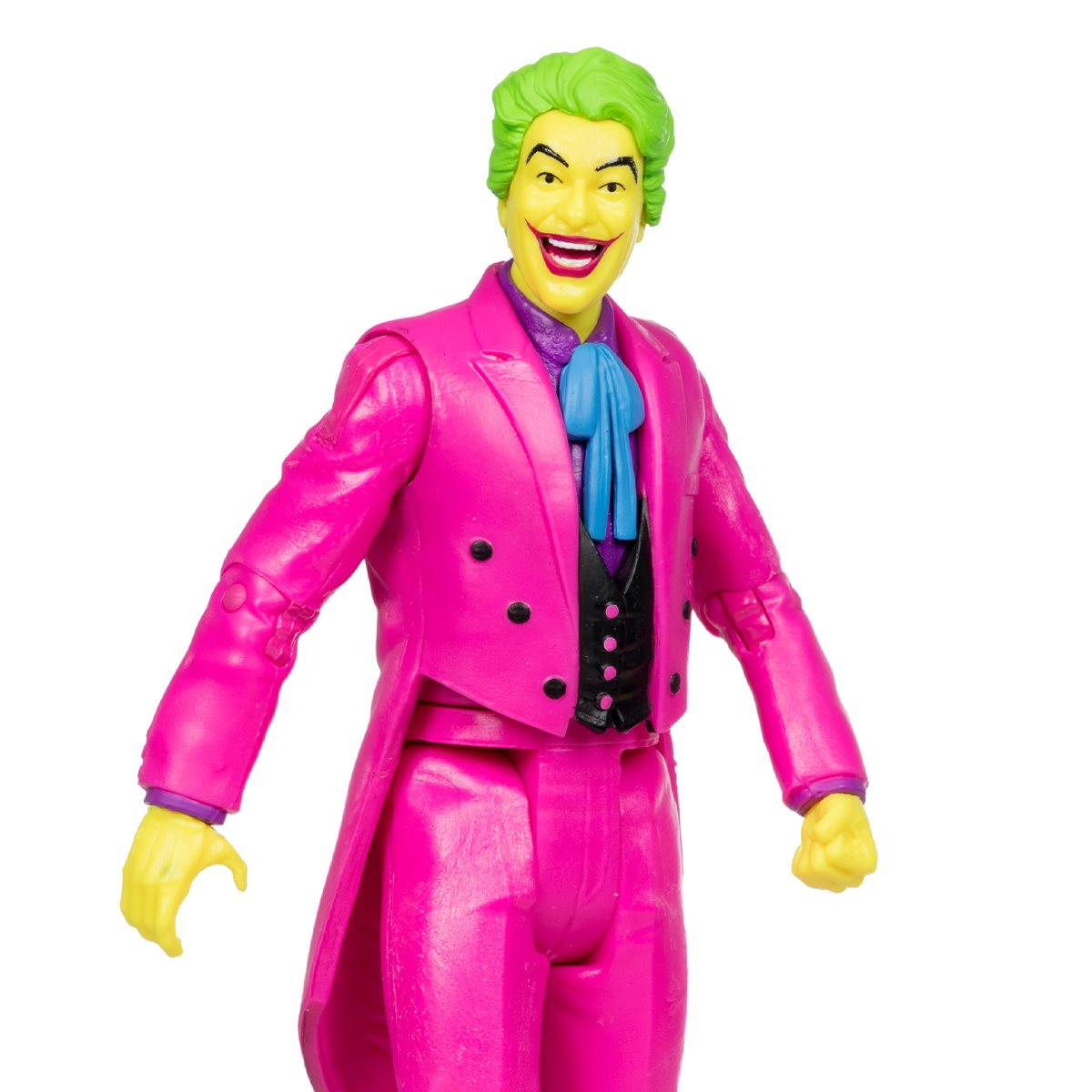 DC Retro The Joker Batman: Classic TV Series Black Light Gold Label 6-Inch Action Figure - Entertainment Earth Exclusive