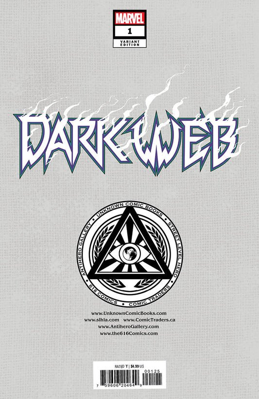 Dark Web #1 [Dwb] Unknown Comics Skan Exclusive Var (12/07/2022)