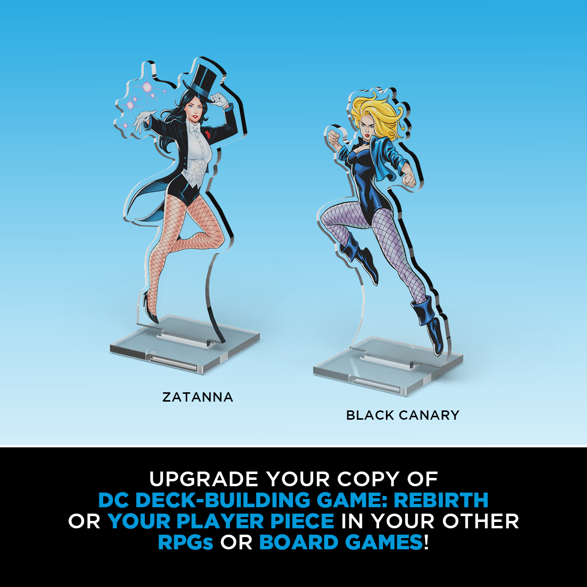 DC 2DZ Acrylic Standees: Pack 3