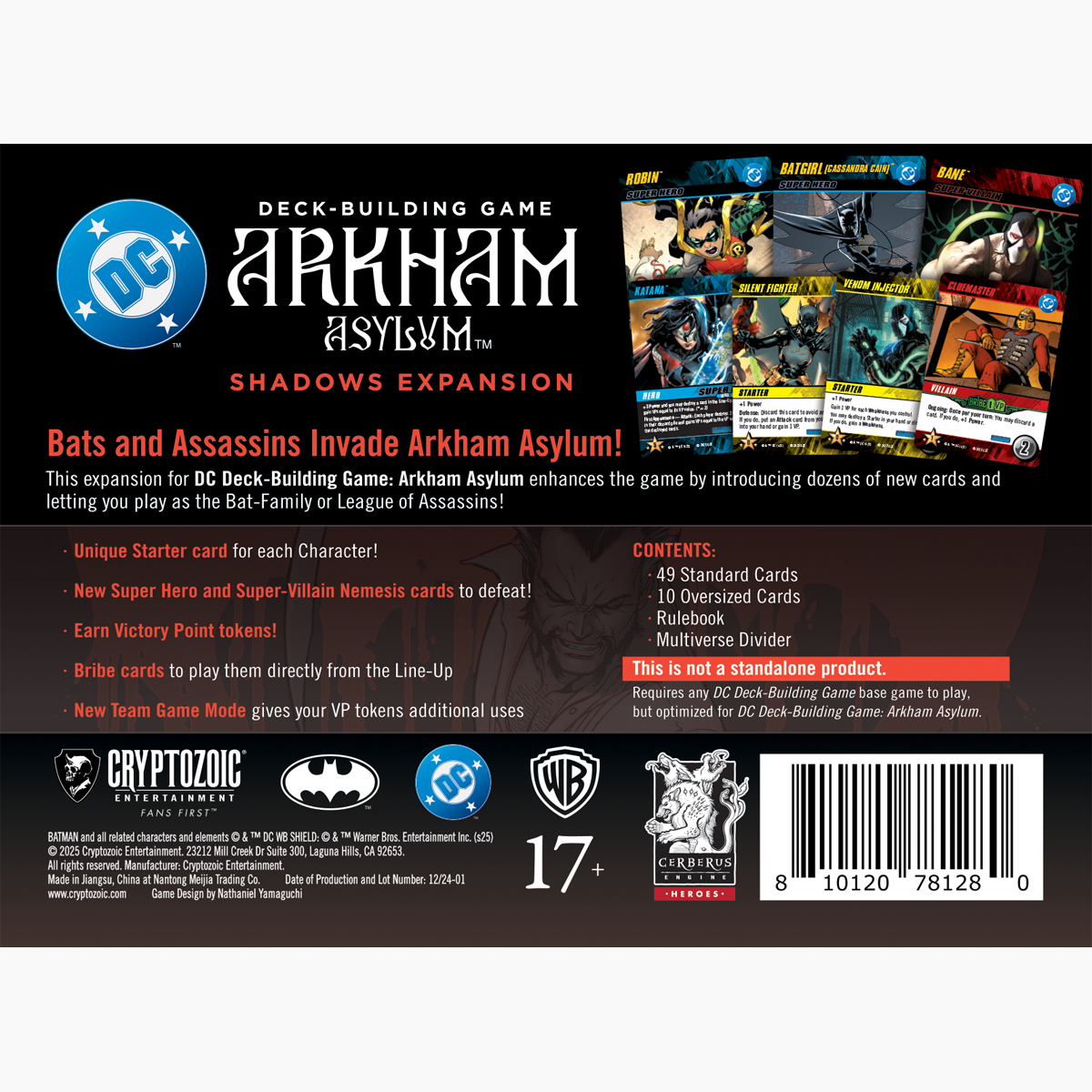 DC Deck-Building Game: Arkham Asylum Shadows Expansion