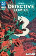 Batman Detective Comics issue 156 comic book cover featuring Batman flying forward over a city with monsters below and a large white moon in the background.
