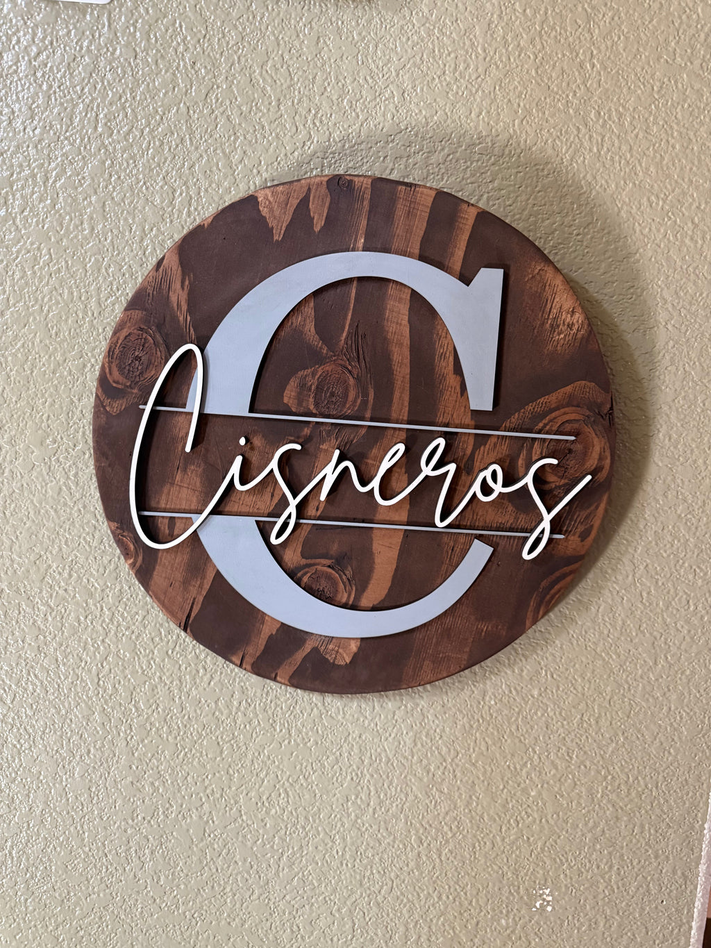 Personalized Monogram Door Hanger