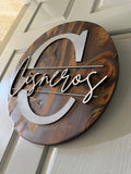 Personalized Monogram Door Hanger