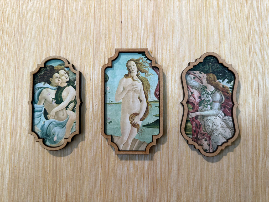 Fine Art Mini-Magnets: Birth of Venus Set