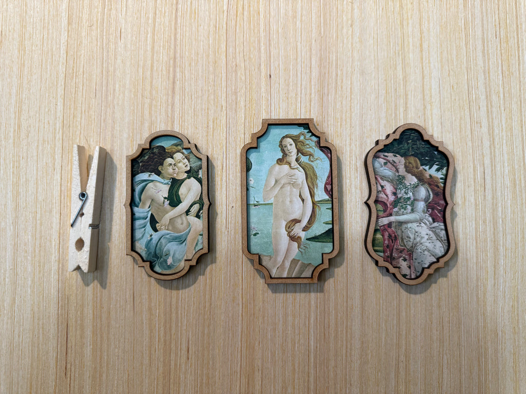 Fine Art Mini-Magnets: Birth of Venus Set