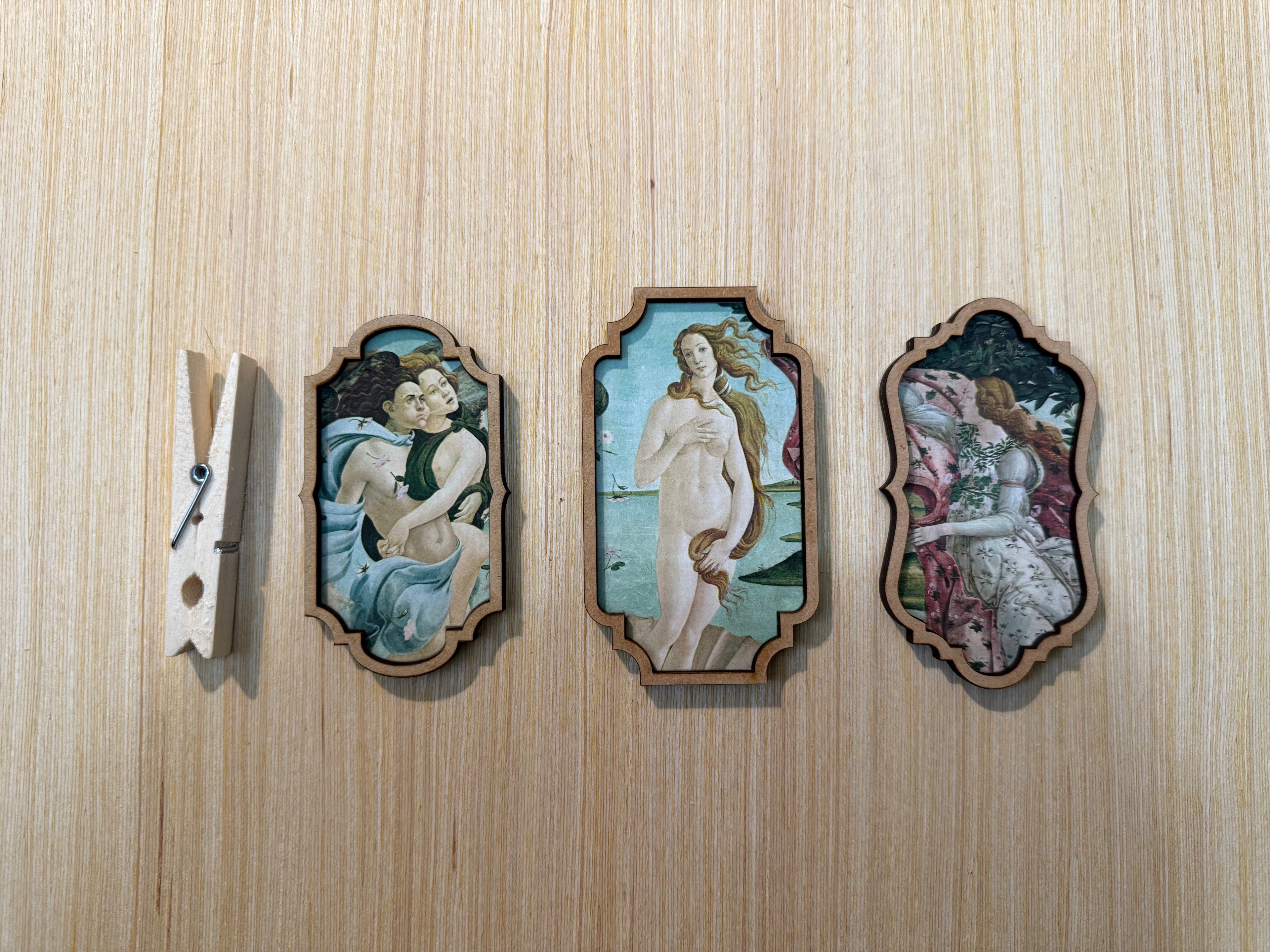 Fine Art Mini-Magnets: Birth of Venus Set