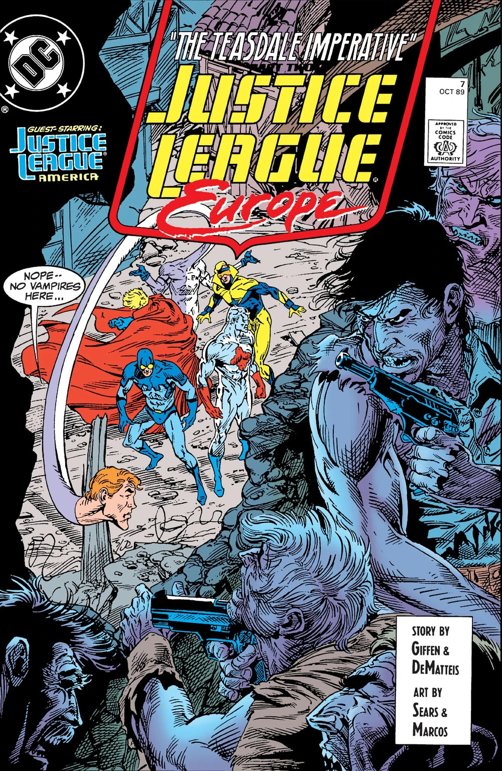 Justice League Europe (1989) #7