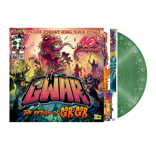 GWAR: 'The Return of Gor Gor' Transparent Green Vinyl LP