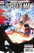 Comic book cover featuring Spider-Man and other characters with dynamic action pose