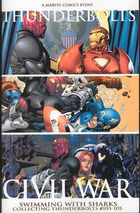 Thumbnail for Civil War: Thunderbolts Swimming With Sharks (2006) #1