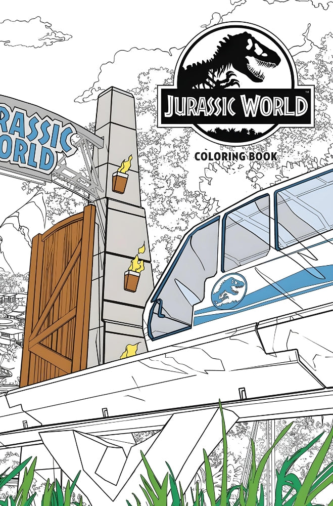 Jurassic World: Adult Coloring Book