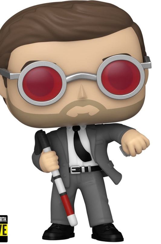 Spider-Man: No Way Home Matt Murdock with Brick Pop! Vinyl Figure #1221 - Entertainment Earth Exclusive