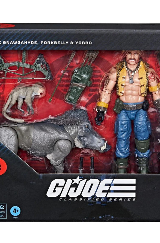 G.I. Joe Classified Series Dreadnok Gnawgahyde and pets Porkbelly & Yobbo 6-Inch Action Figure