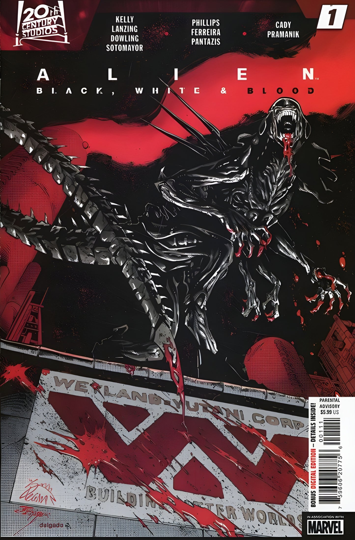 Alien: Black, White & Blood (2024) #1