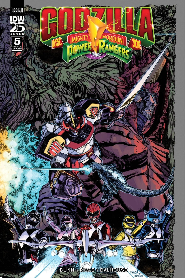 Godzilla Vs. The Mighty Morphin Power Rangers (2024) #5B