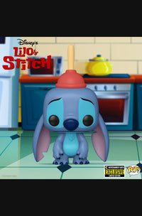 Thumbnail for Lilo & Stitch Stitch with Plunger Funko Pop! Vinyl Figure #1354 - Entertainment Earth Exclusive