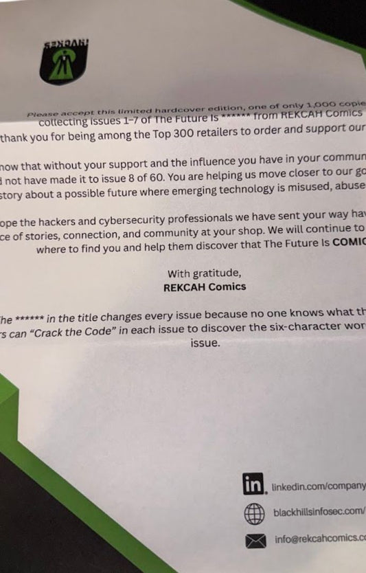 The Future Is ****** (REKCAH Comics) - Limited Edition Hardcover