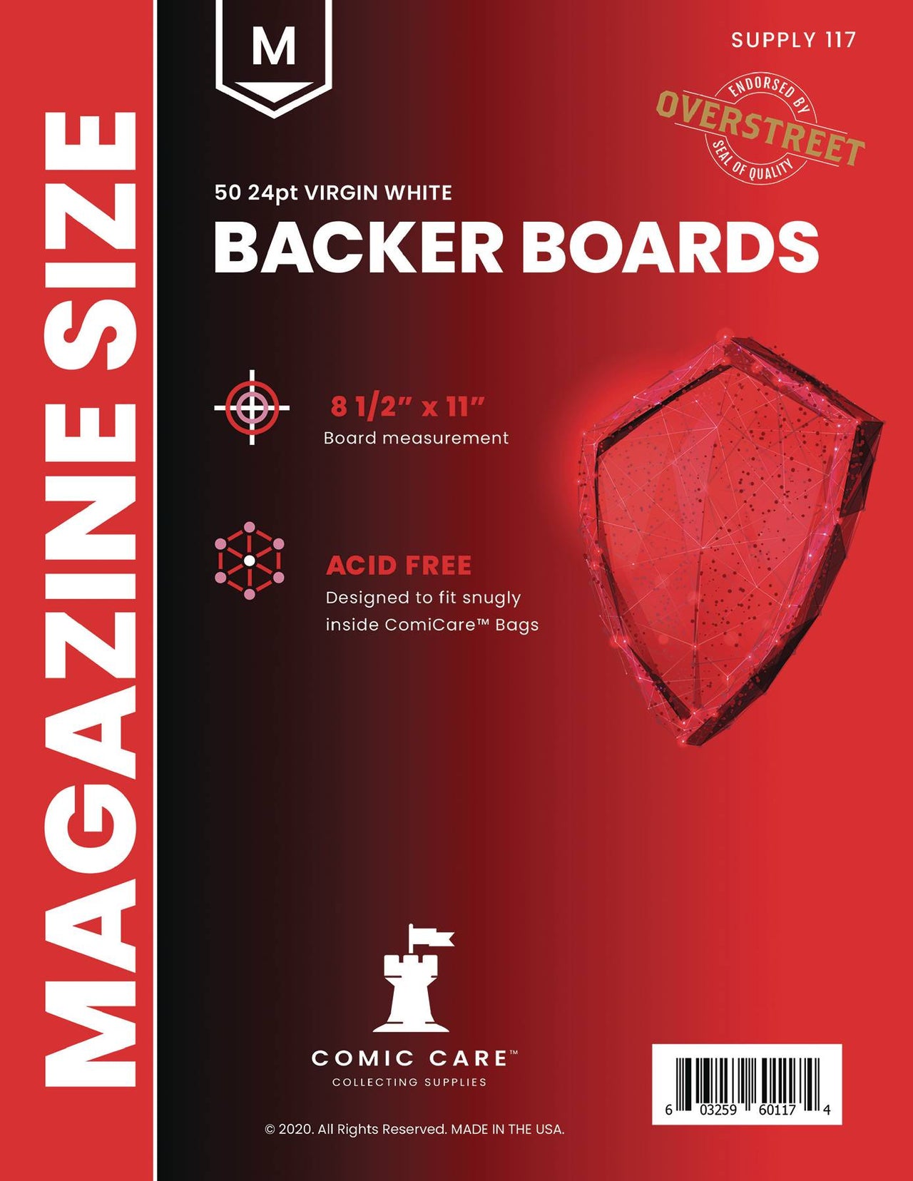 Backer Boards: Magazine Size (Pack Of 50)