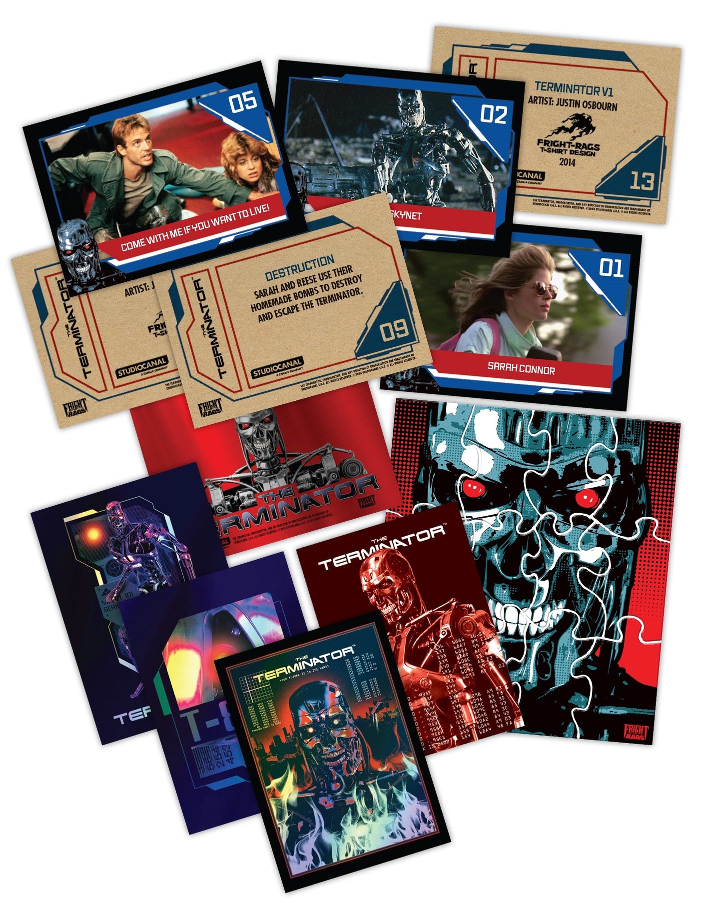 Terminator 1984 Previews Exclusive Trading Card 24 Pk Hobby Box