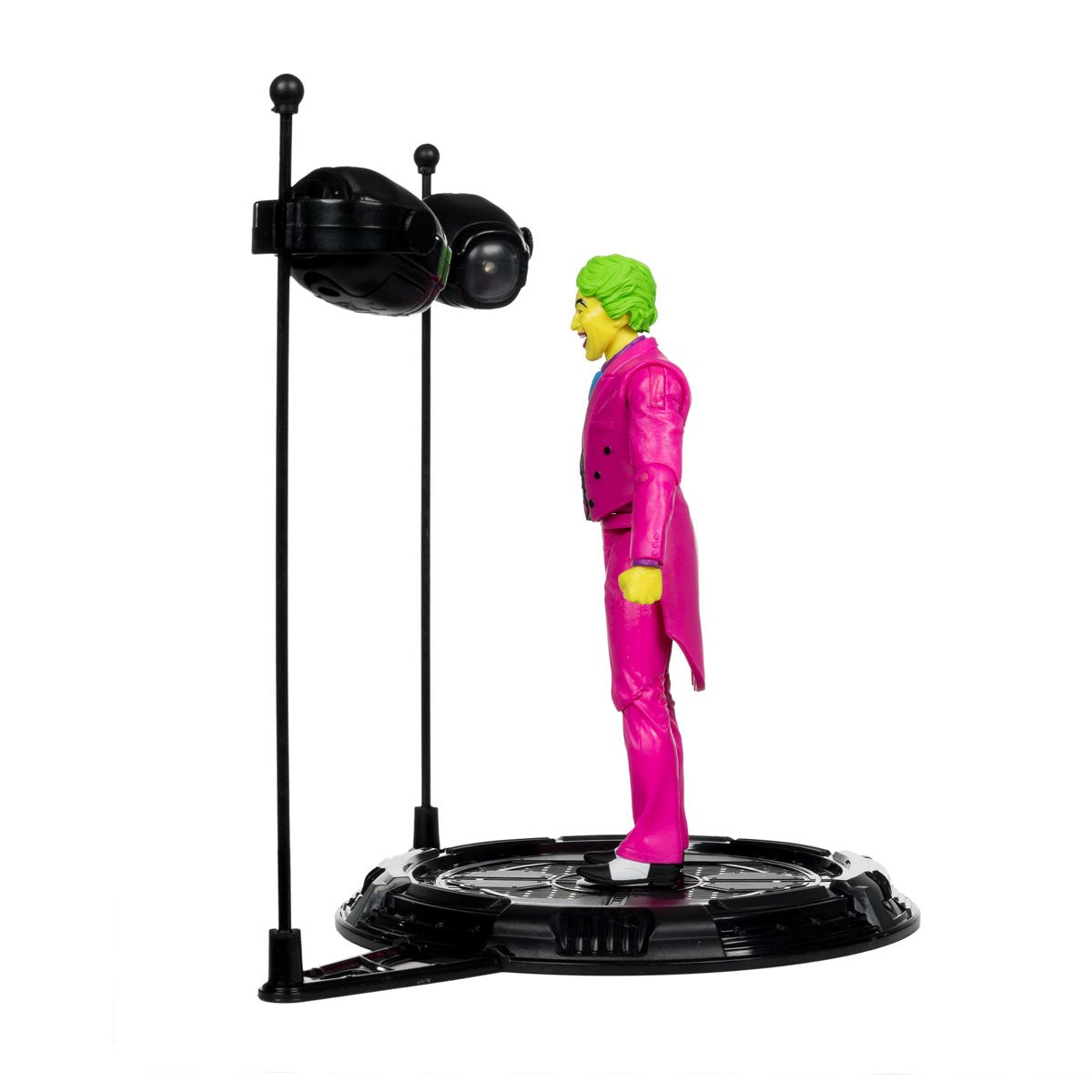 DC Retro The Joker Batman: Classic TV Series Black Light Gold Label 6-Inch Action Figure - Entertainment Earth Exclusive