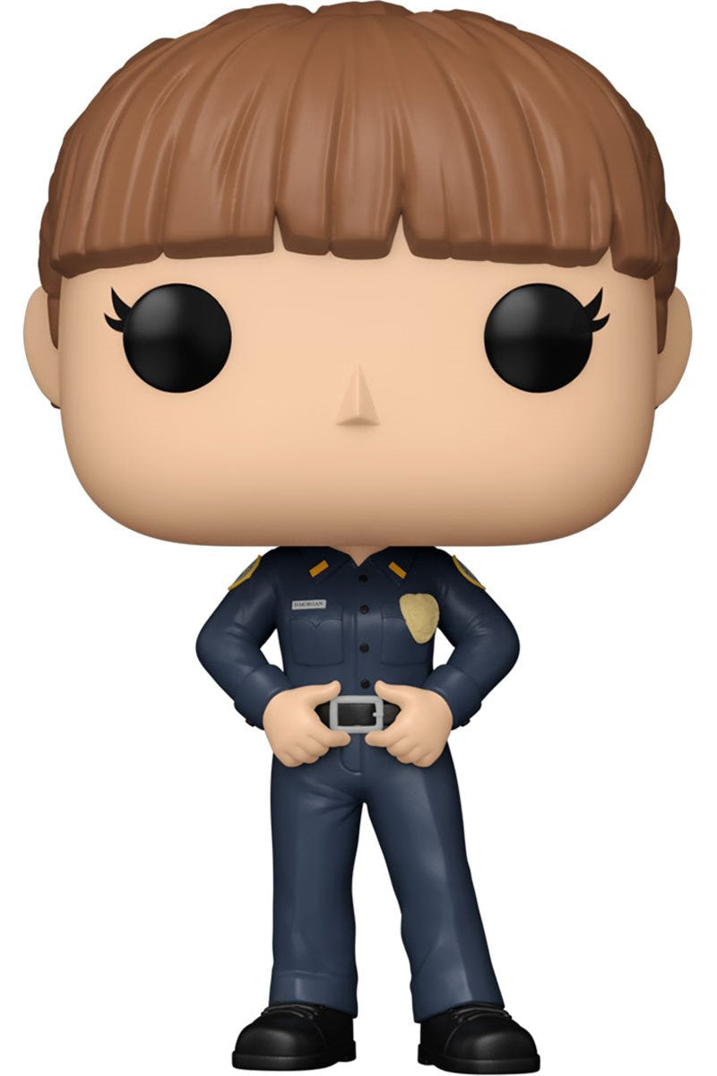 Funko Pop! vinyl figure of a person in a police uniform on a white background