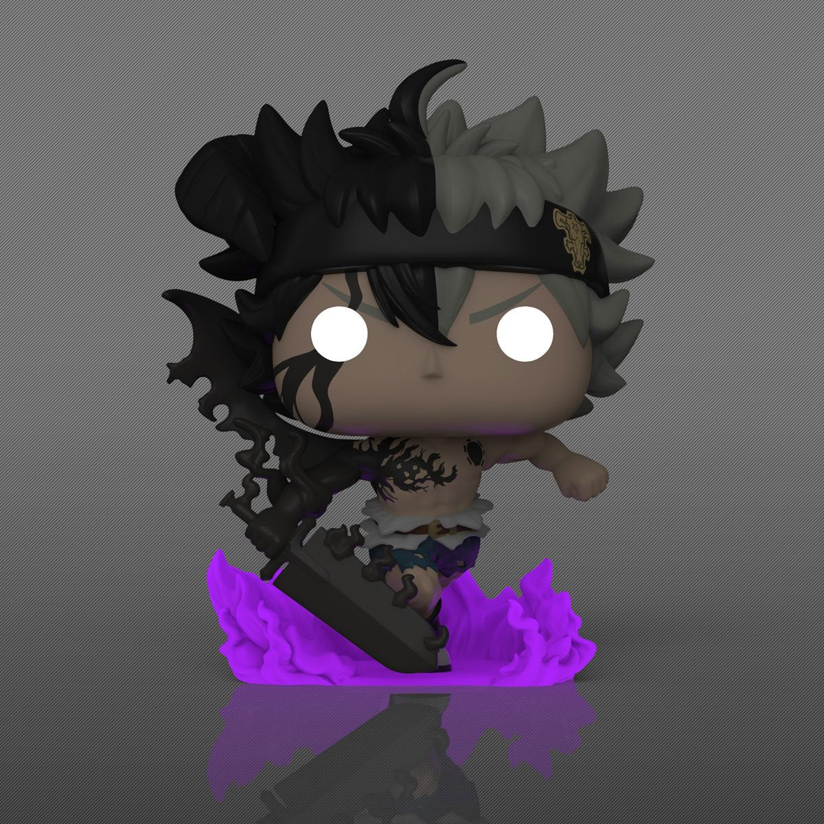 Black Clover Black Asta Glow-in-the-Dark Funko Pop! Vinyl Figure #1556 - Entertainment Earth Exclusive