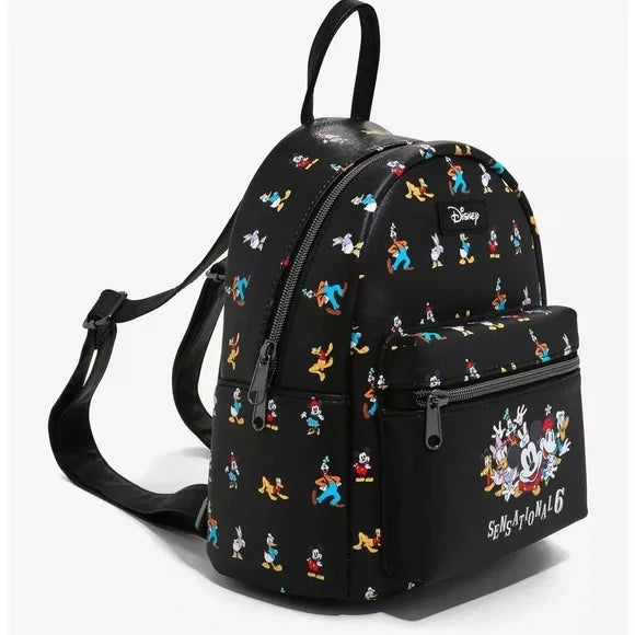 Disney Loungefly The Sensational 6 Mini Backpack – Black Dragon Comics