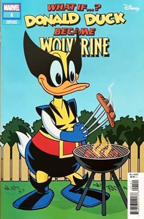 Marvel & Disney: What If...? Donald Duck Became Wolverine (2024) #1B