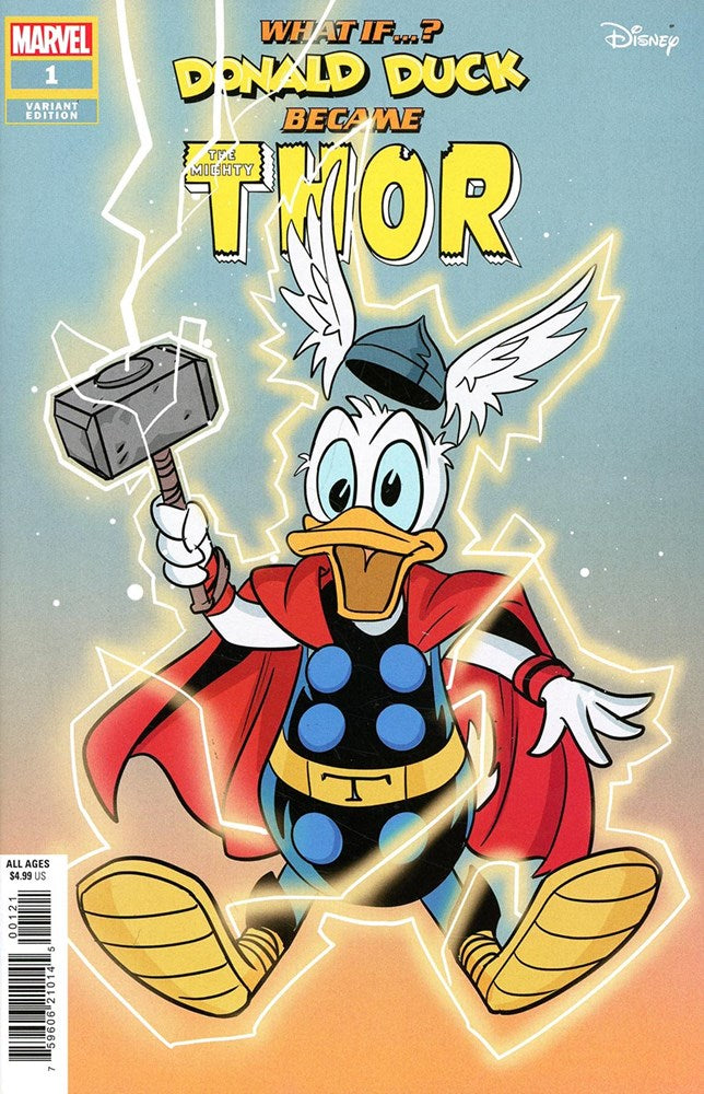 Marvel & Disney: What If...? Donald Duck Became Thor (2024) #1B