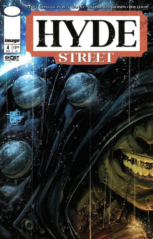 Comic book cover of 'Hyde Street' with a dark and eerie design.