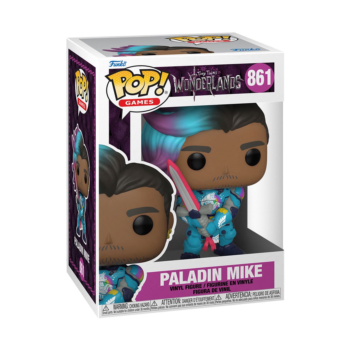 Tiny Tina's Wonderlands Paladin Mike Pop! Vinyl Figure #861