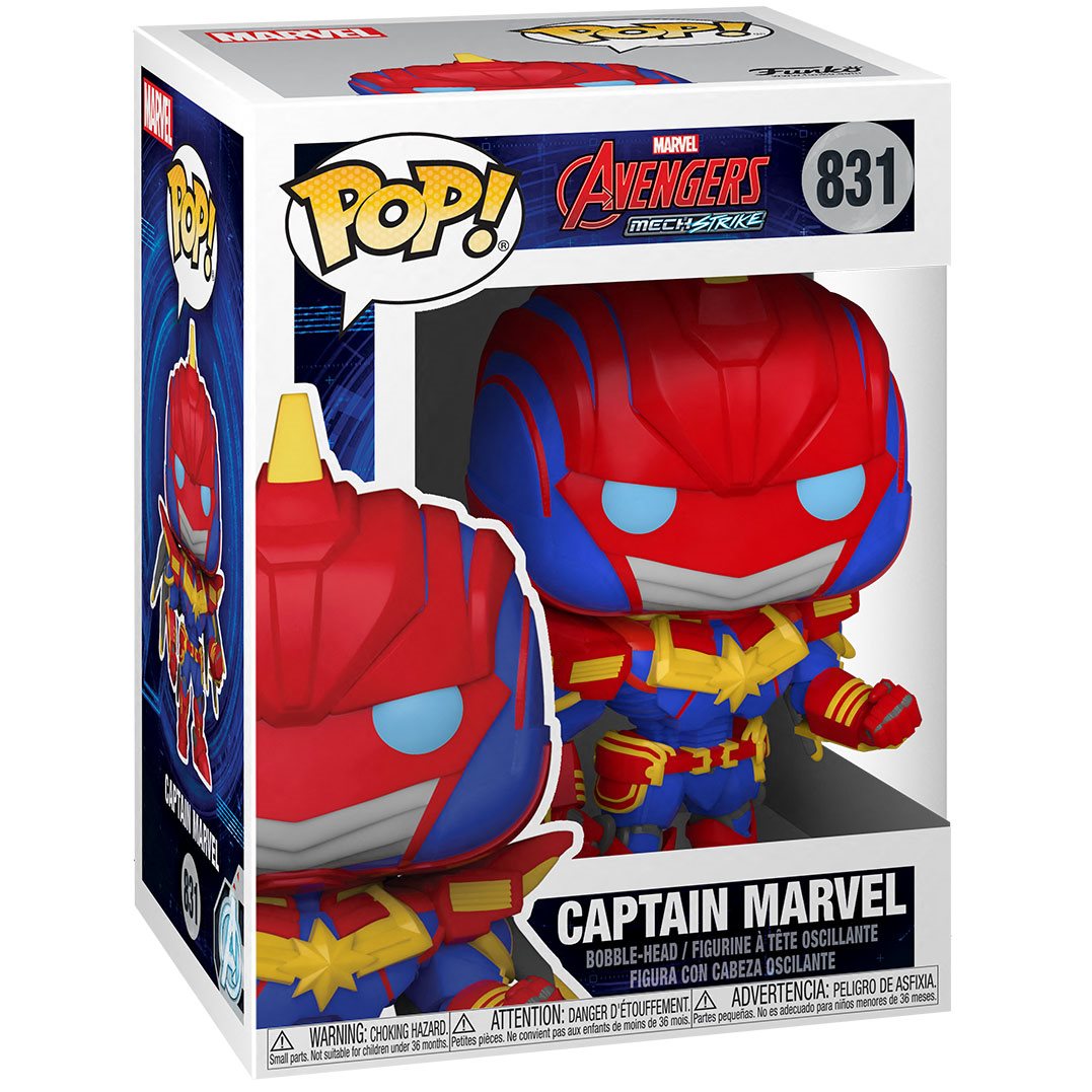 Pop! Marvel: Avengers Mech Strike - Captain Marvel #831 Vinyl Figure