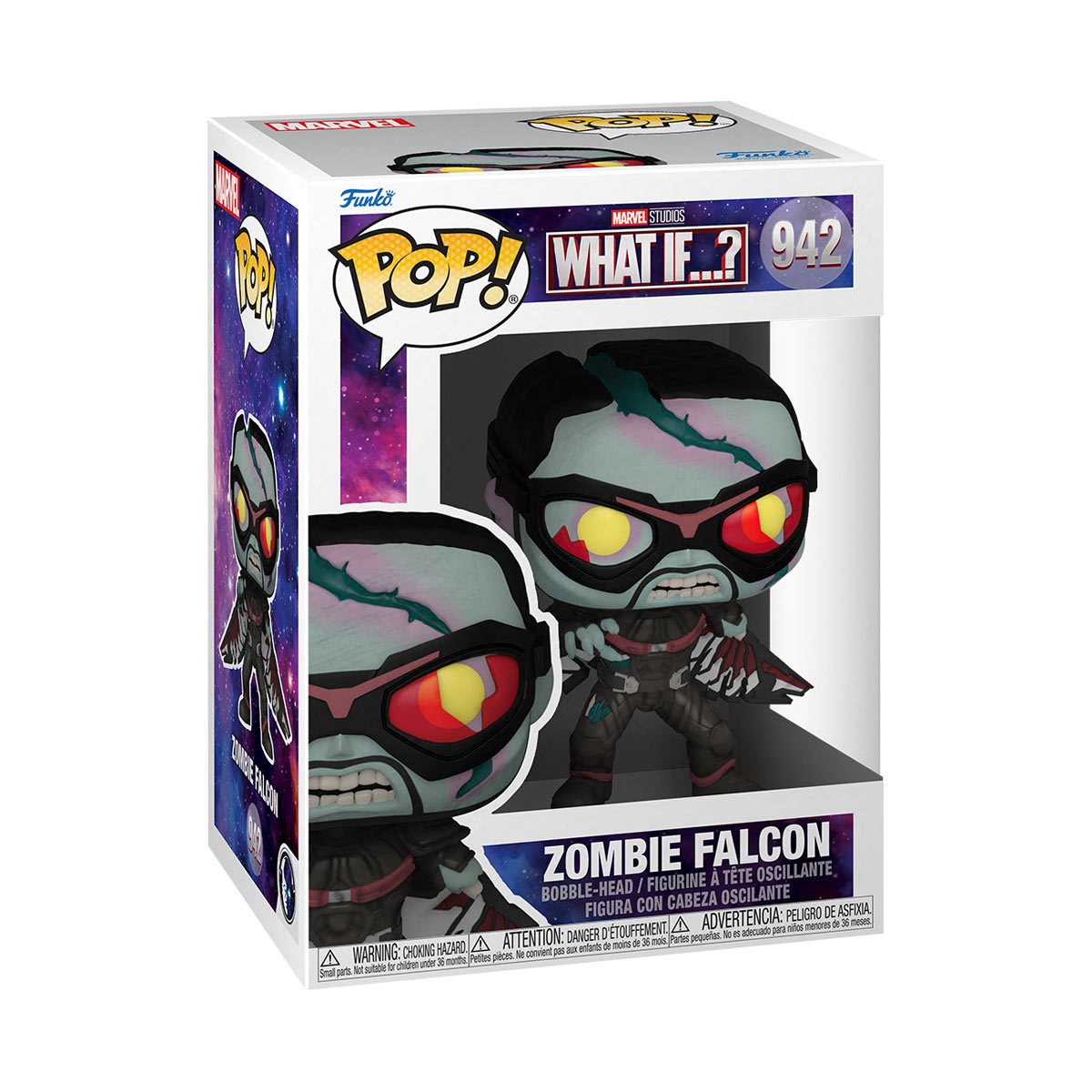 Pop! Marvel: What If...? - Zombie Falcon #942  Vinyl Figure