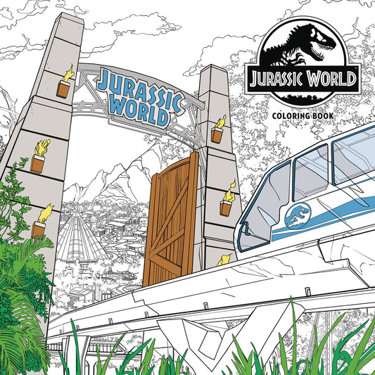 Jurassic World: Adult Coloring Book