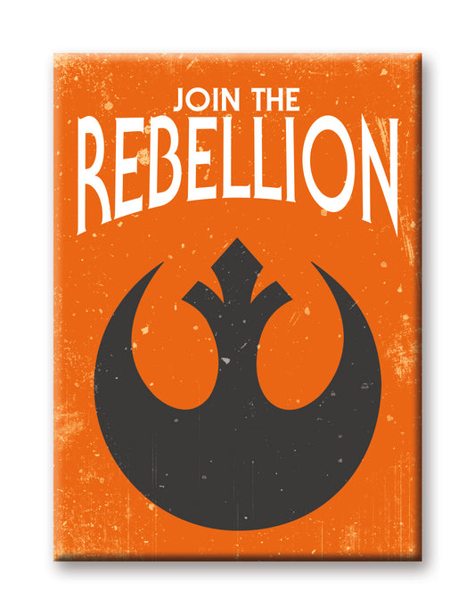 Star Wars Logo Flat Magnet: Join The Rebellion